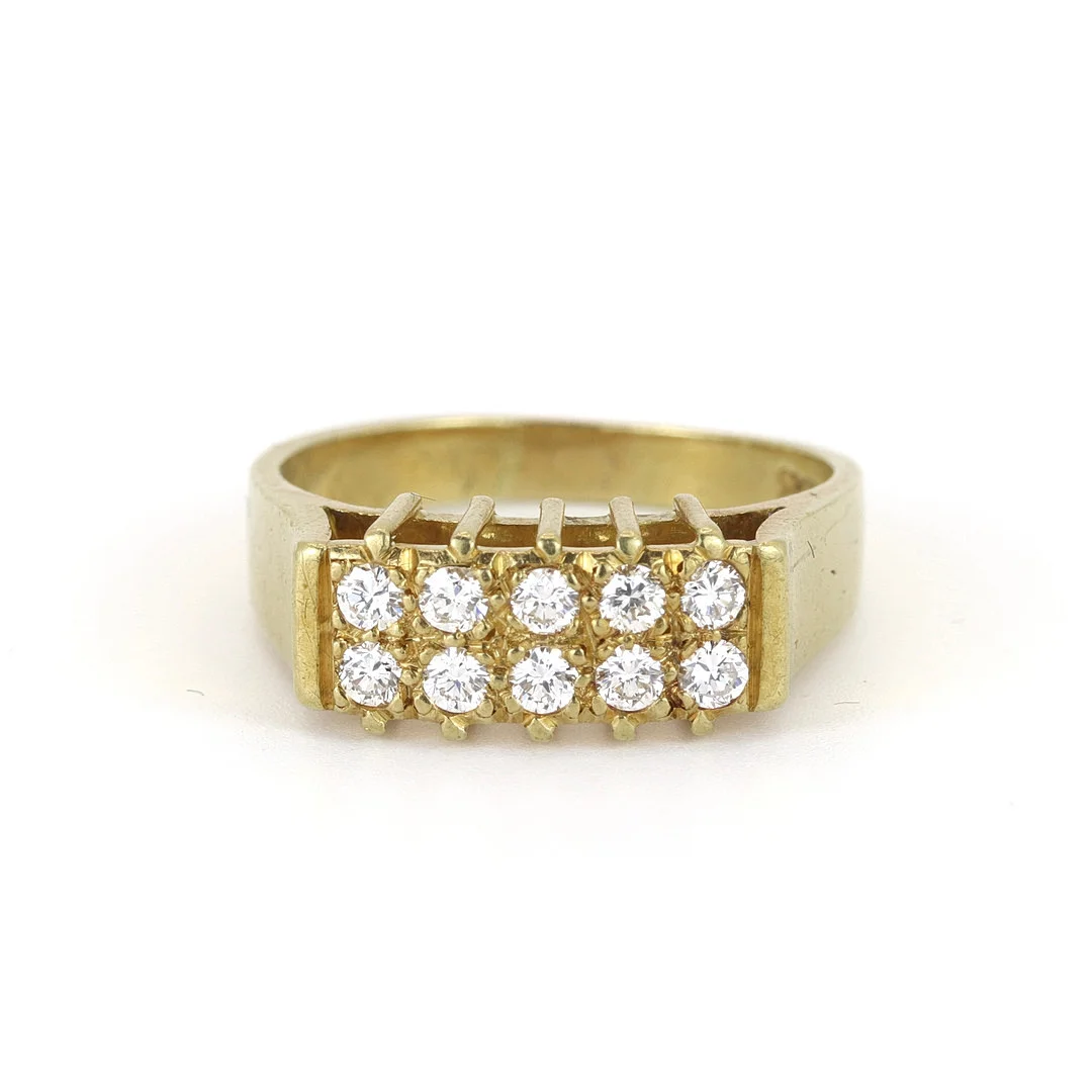 18Ct GOLD DIAMOND RING. — Rings — Chalkwell Auctions