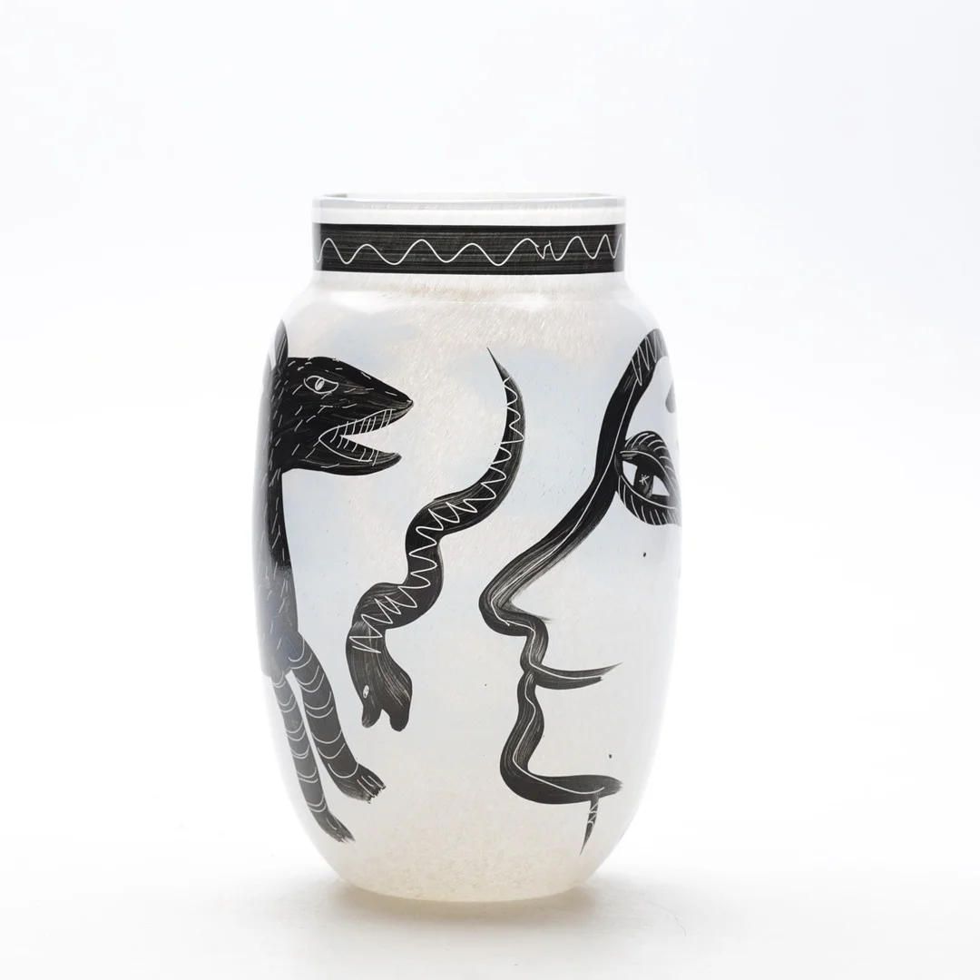 ULRICA HYDMAN VALLIEN. vas, glas, "Caramba", Kosta Boda. — Art glass — Gomér & Andersson Nyköping