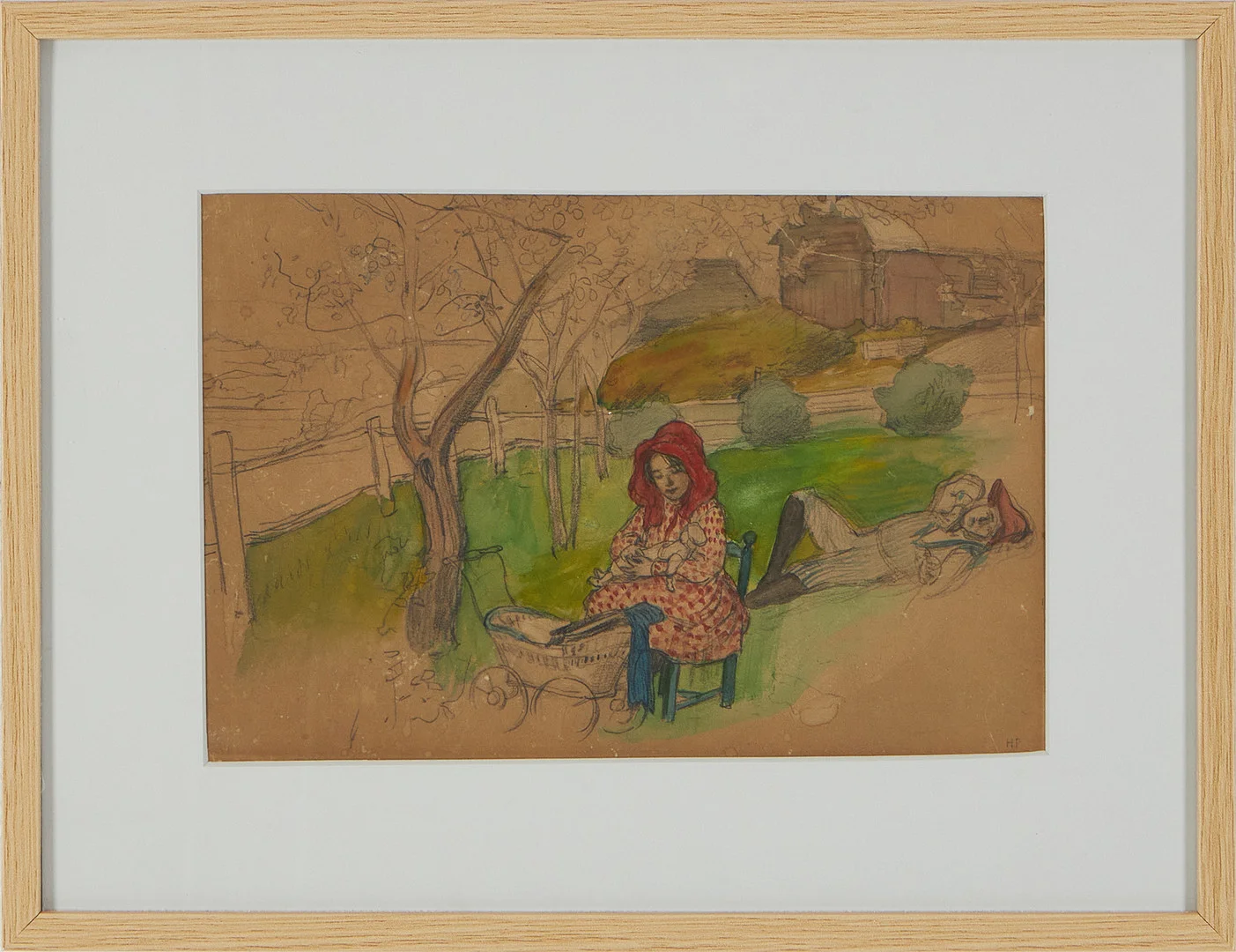 HANNA PAULI. Lekande barn. — Paintings — Stockholms Auktionsverk Magasin 5