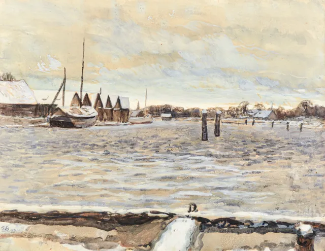 Oscar Björck. Harbor area