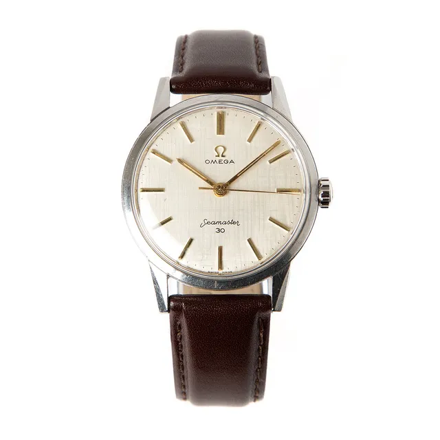 OMEGA, armbandsur, Seamaster 30, stål, 1960-tal.