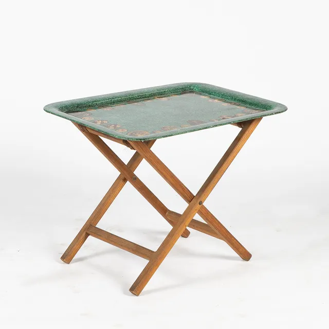 PIERO FORNASETTI. Bricka, tryckt dekor, Milano, Italien, 1900-talets andra hälft, etikettmärkt.