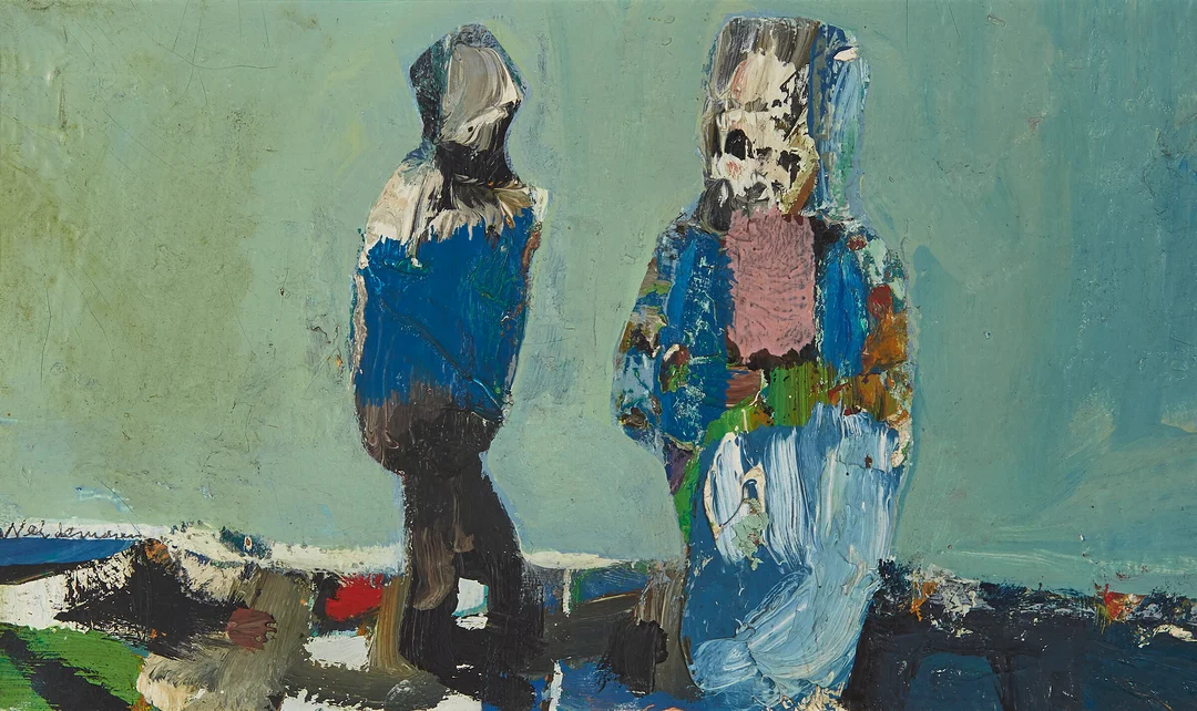 Weidemann, Jakob — Mann og kvinne, ca. 1955 — Kunst/Maleri — Blomqvist