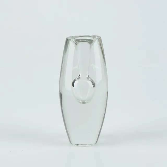 TAPIO WIRKKALA. Vas / glasskulptur, "Tokio", signerad Tapio Wirkkala Iittala -55.