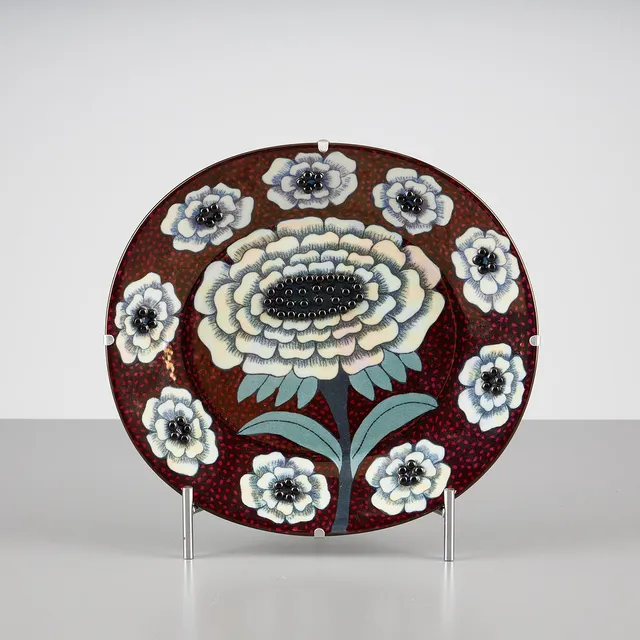 BIRGER KAIPIAINEN. FAT, "Fiori", märkt Arabia Art Made in Finland 1983, numrerat 100/2000.