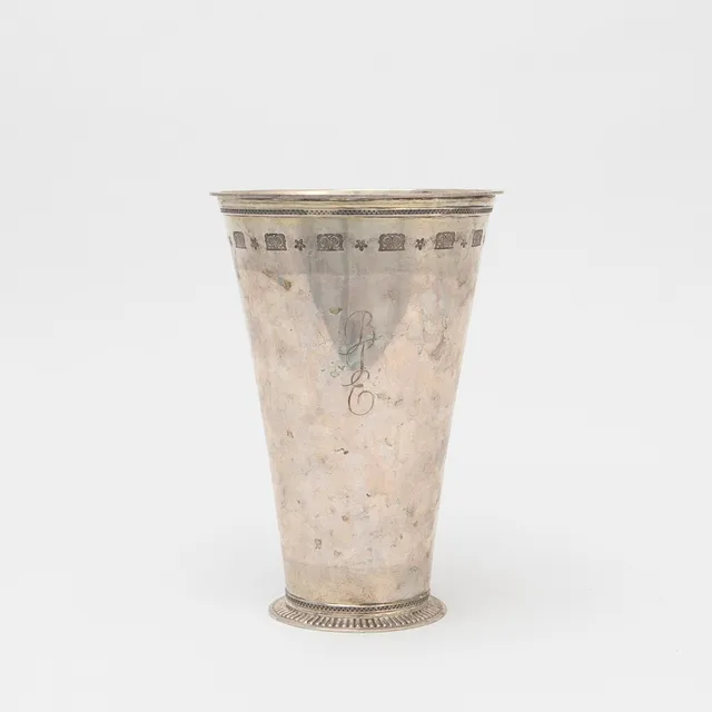 ANDERS NILSSON. Bägare, silver, Lund, 1829.