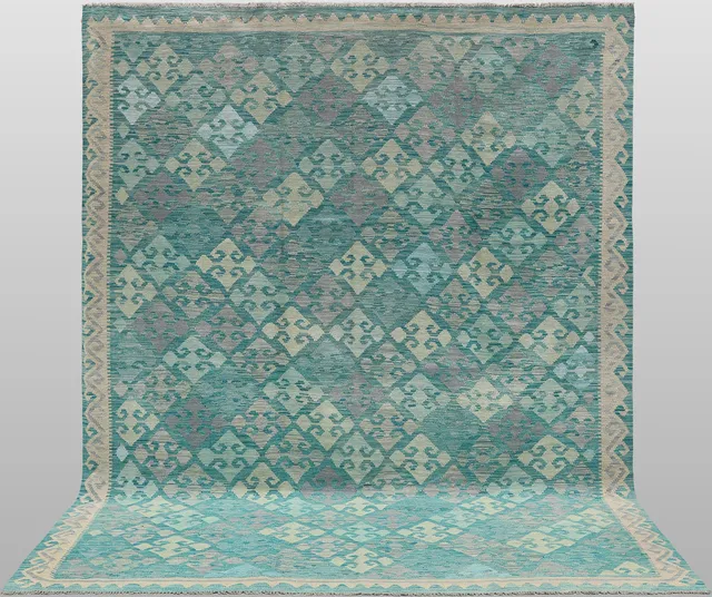 ORIENTMATTA, kelim, handvävd, klassisk design, ca 297 x 247 cm.