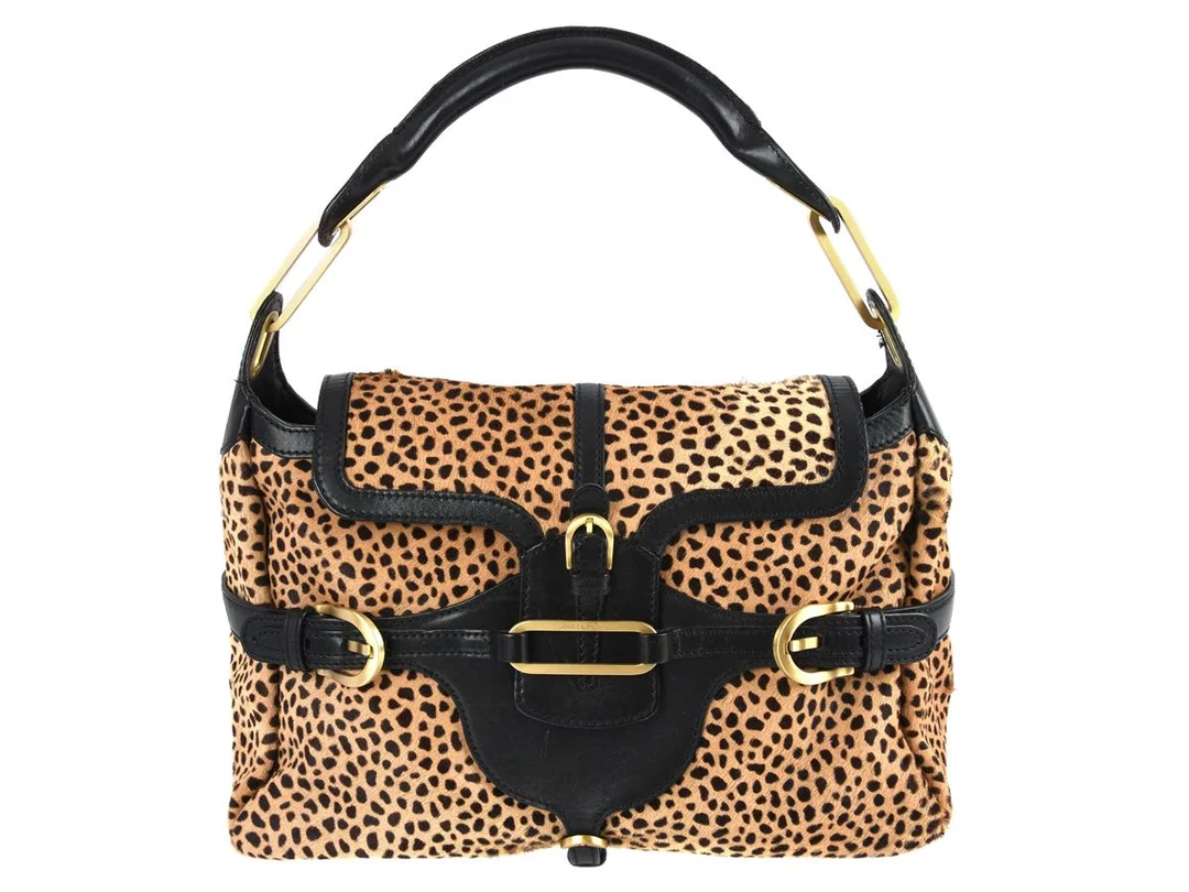VÄSKA, JIMMY CHOO, leo ponnyskinn, svart skinn, 34x20x15 cm. — Accessoarer/Väskor — Kaplans