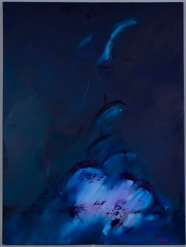 VLADIMIR KAMENDY. oljemålning på duk, komposition. — Paintings — Halmstads Auktionskammare