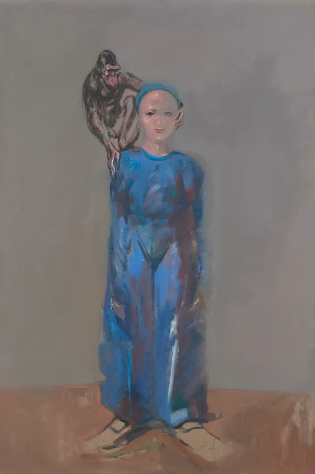 Ransve, Bjørn — "Harlekingutt med apekatt" 1982-83