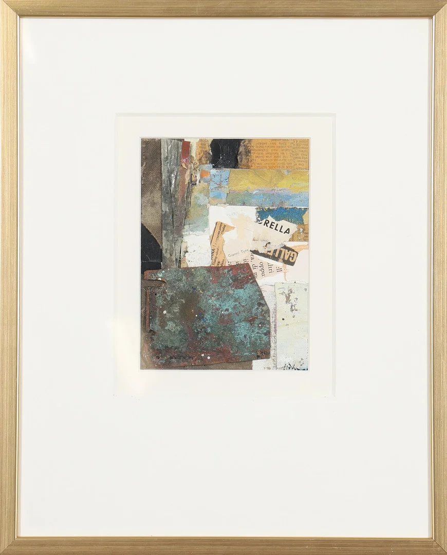 LISBETH LINDQVIST FORSBERG. COLLAGE signerad. — Paintings — Höörs Auktionshall