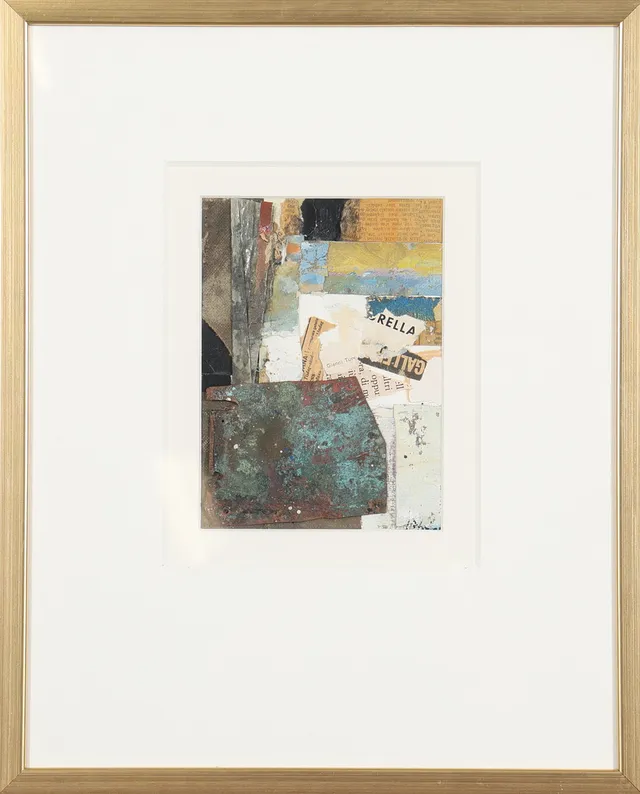 LISBETH LINDQVIST FORSBERG. COLLAGE signerad.