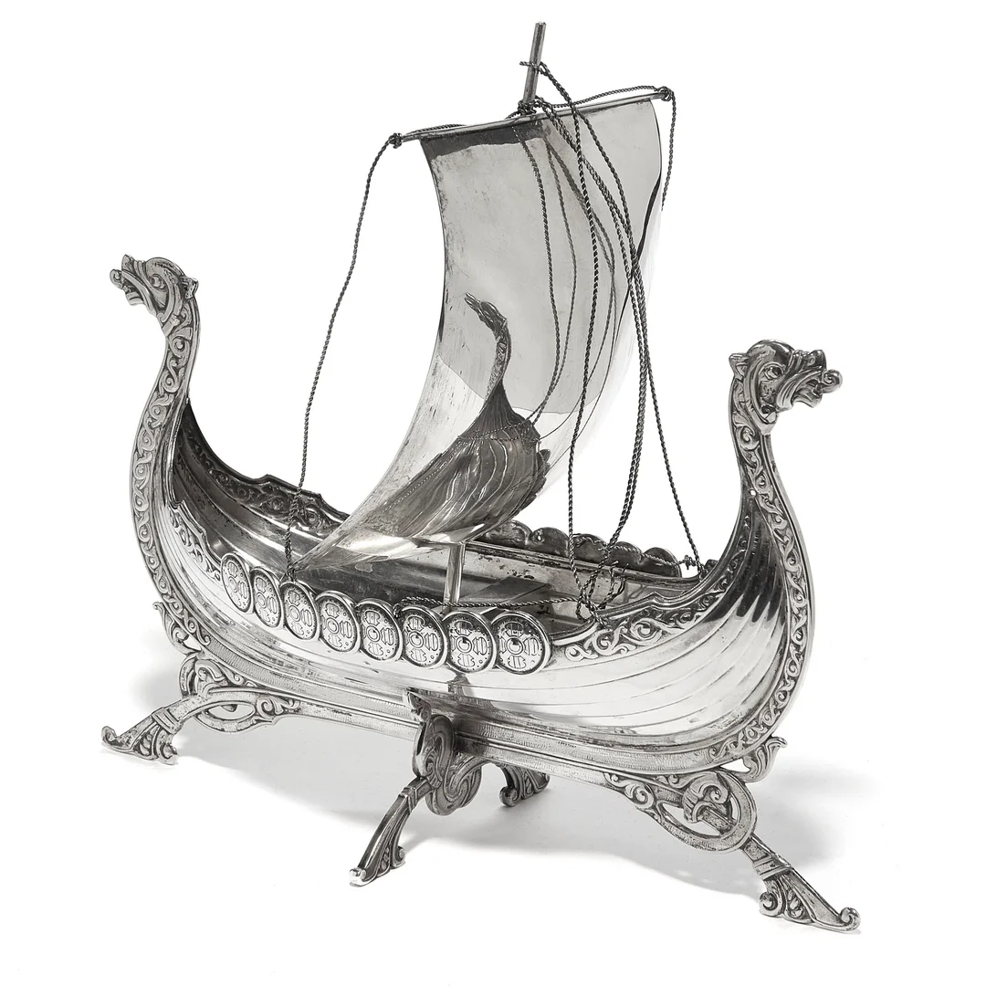 Vikingskip — Vikingskip — Gjenstand/Sølv — Blomqvist