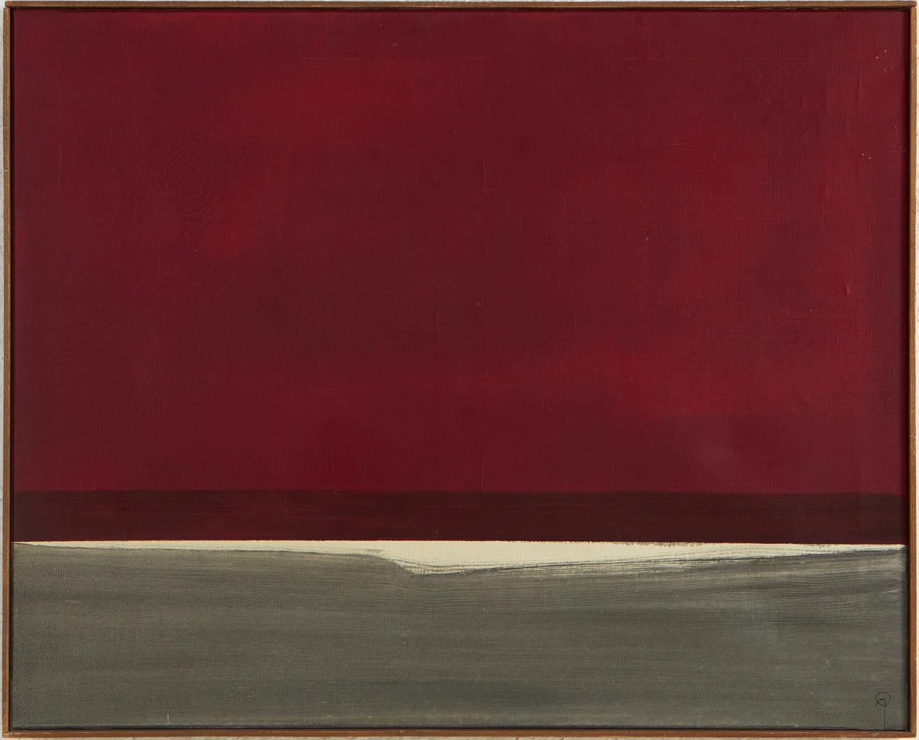 ARNE OLSSON. Komposition, olja på duk. — Paintings — Stockholms Auktionsverk Magasin 5