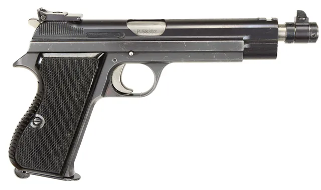 PISTOL, fabrikat SIG, modell P210-5 Long-Sport, kaliber 9mm (9x19), tillv.nr P58392.