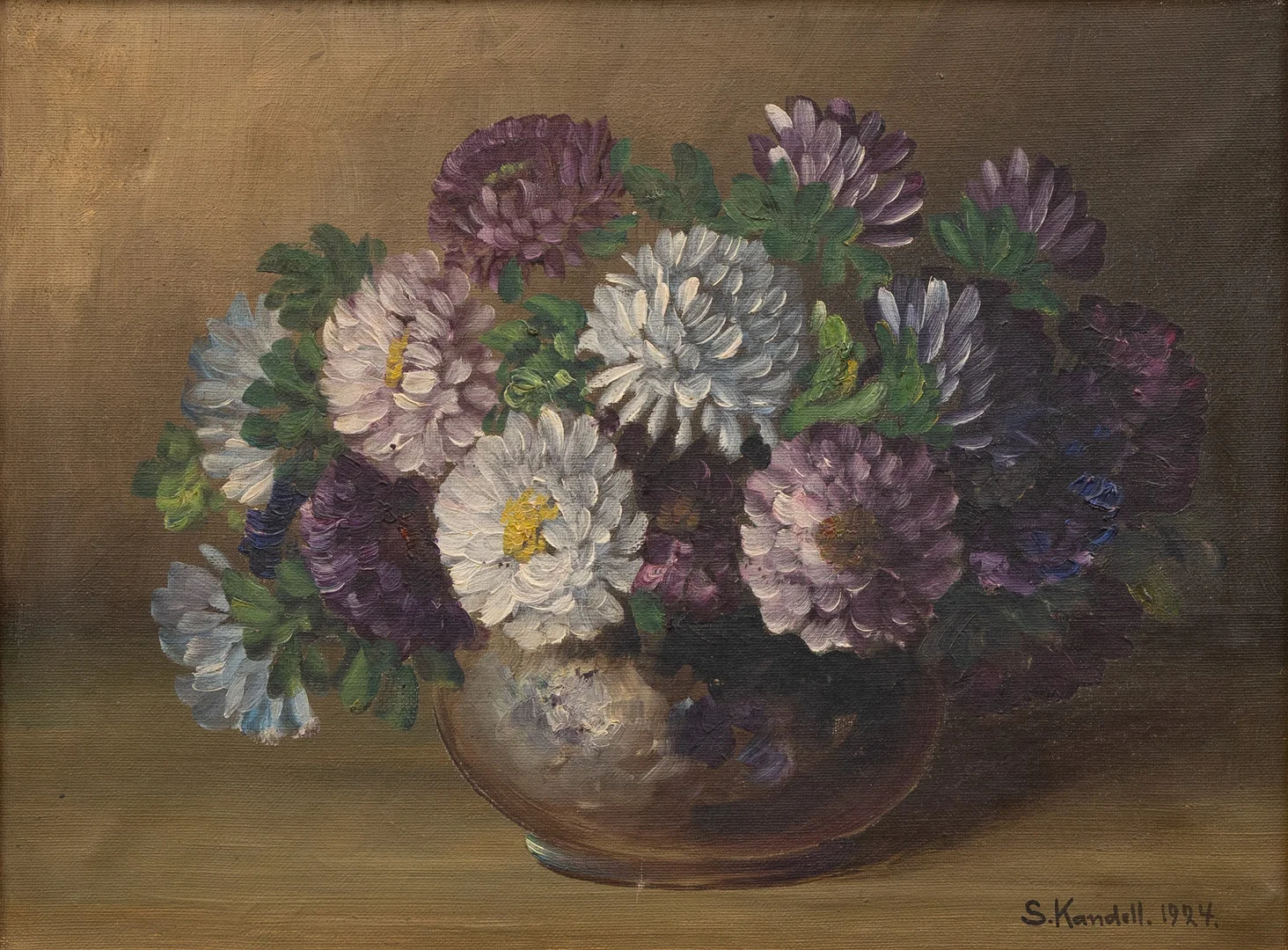 STURE KANDELL (1886-1941). Stilleben, oljapå duk. signerad och daterad 1924. — Paintings — Garpenhus Auktioner