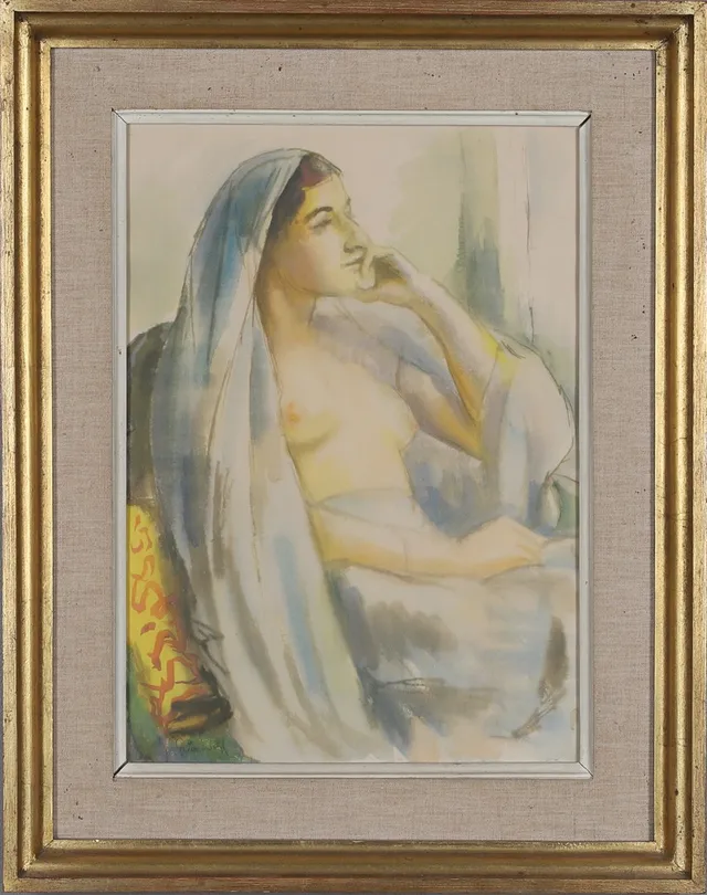 ISAAC GRÜNEWALD. Efter, Grafiskt tryck, signerad i trycket.