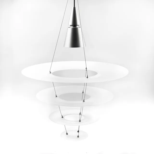 SHOICHI UCHIYAMA. TAKLAMPA, "Enigma", för Louis Poulsen, Danmark.