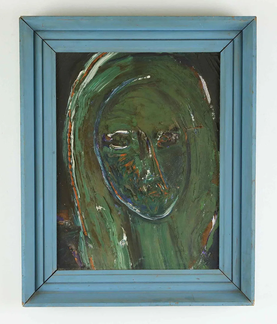 BENGT ÅBERG (1941-2015). olja på pannå, figurkomposition. — Paintings — Hälsinglands Auktionsverk