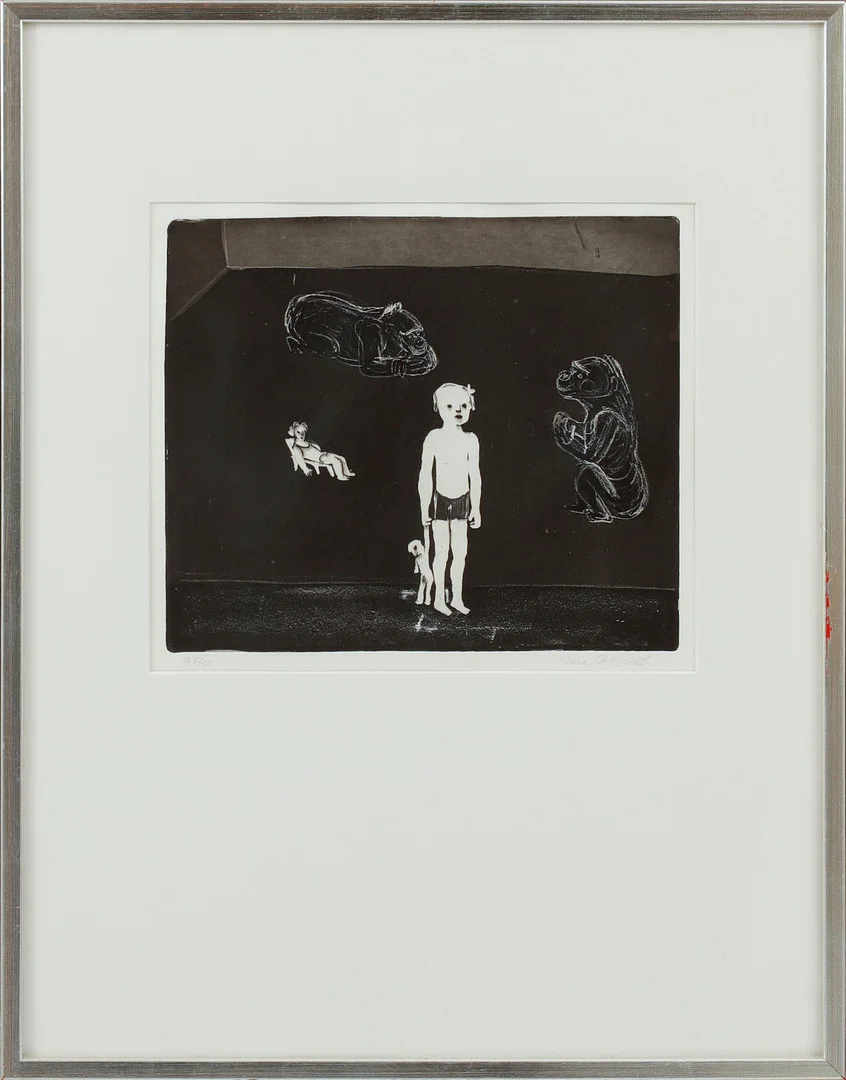 LENA CRONQVIST. Etsning, signerad och numrerad 27/50. — Engravings & Prints — Göteborgs Auktionsverk