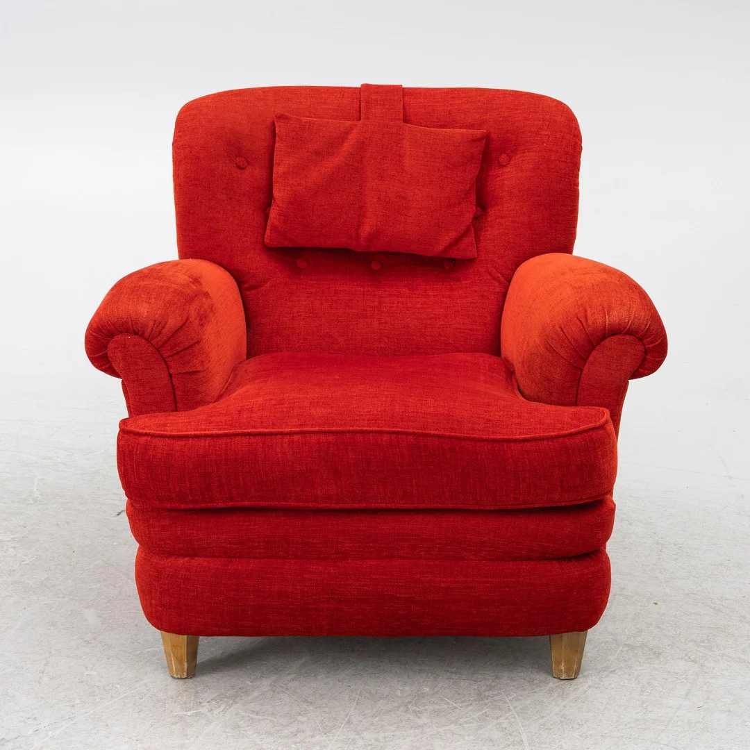 Josef Frank, fåtölj, modell 568, Firma Svenskt Tenn. — Design/Möbler — Bukowskis