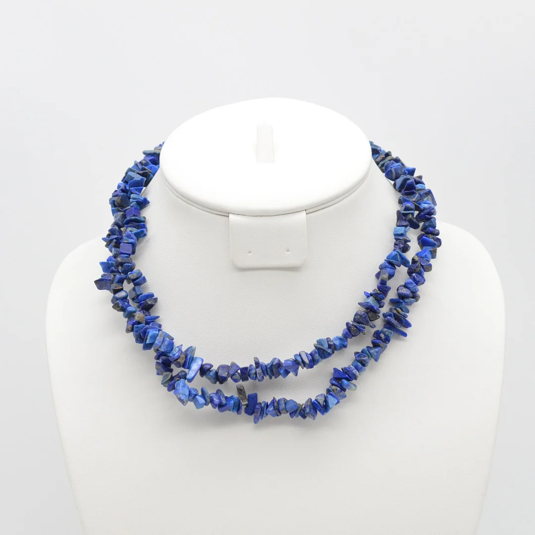 LAPISLAZULI EDELSTEIN COLLIER. — Necklace — Kunst- und Auktionshaus Kleinhenz