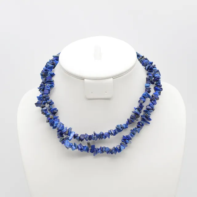 LAPISLAZULI EDELSTEIN COLLIER.