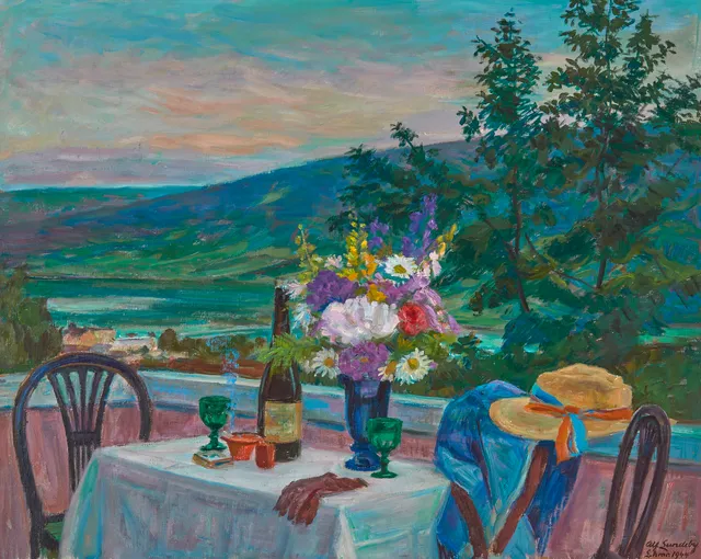 Lundeby, Alf — "Sommerkveld, Lillehammer" 1944