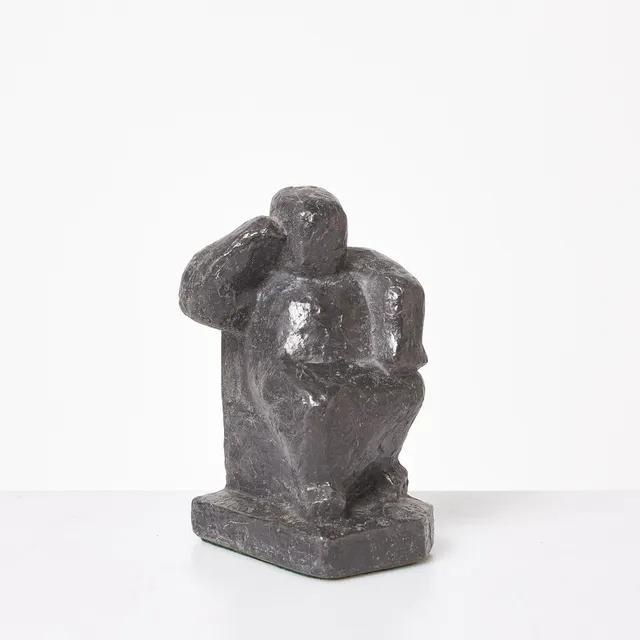 LISS ERIKSSON. "Faster", skulptur, bly, signerad, numrerad, stämplad Rosengrens Limhamn.