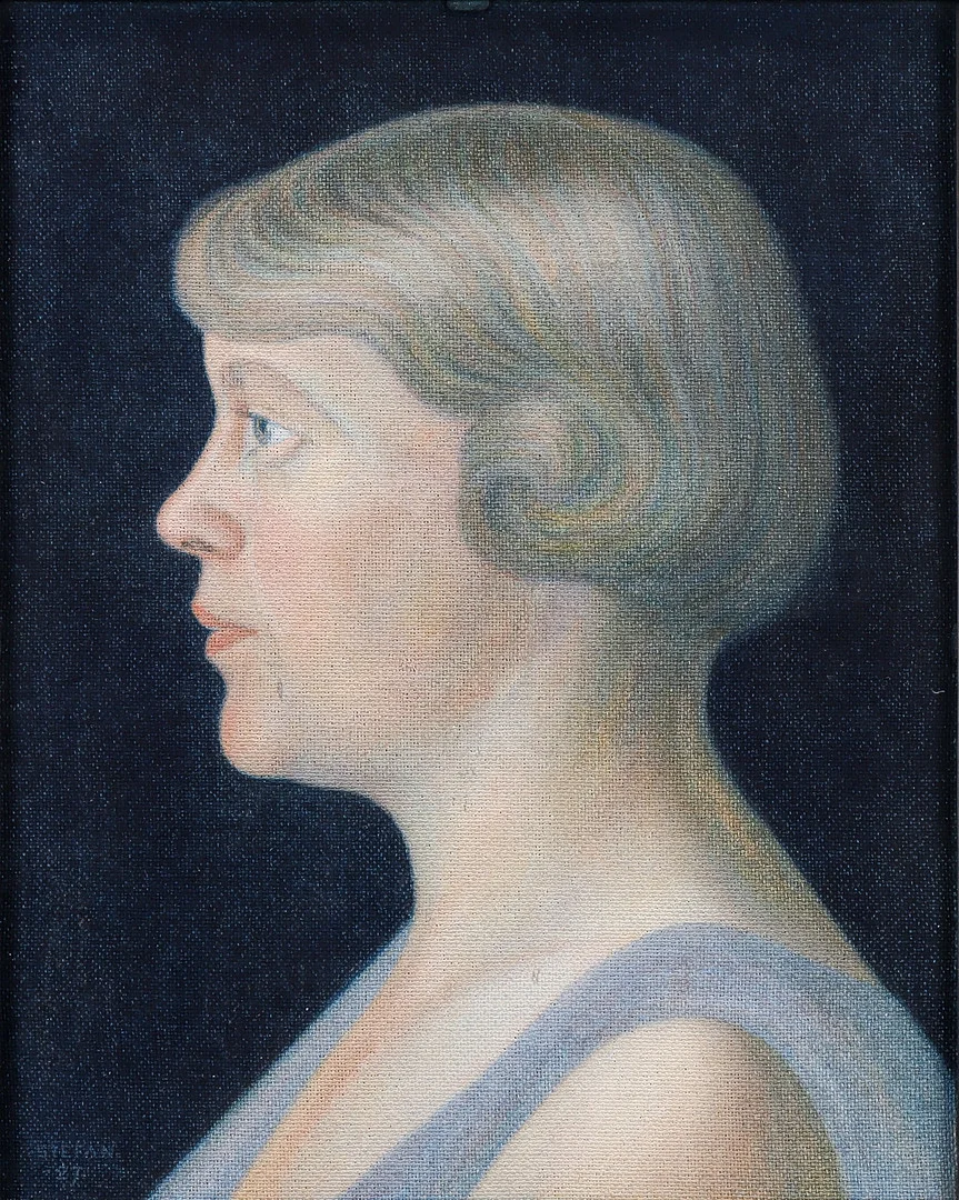 STEFAN JOHANSSON. "Borgarfru". — Paintings — Karlstad Hammarö Auktionsverk