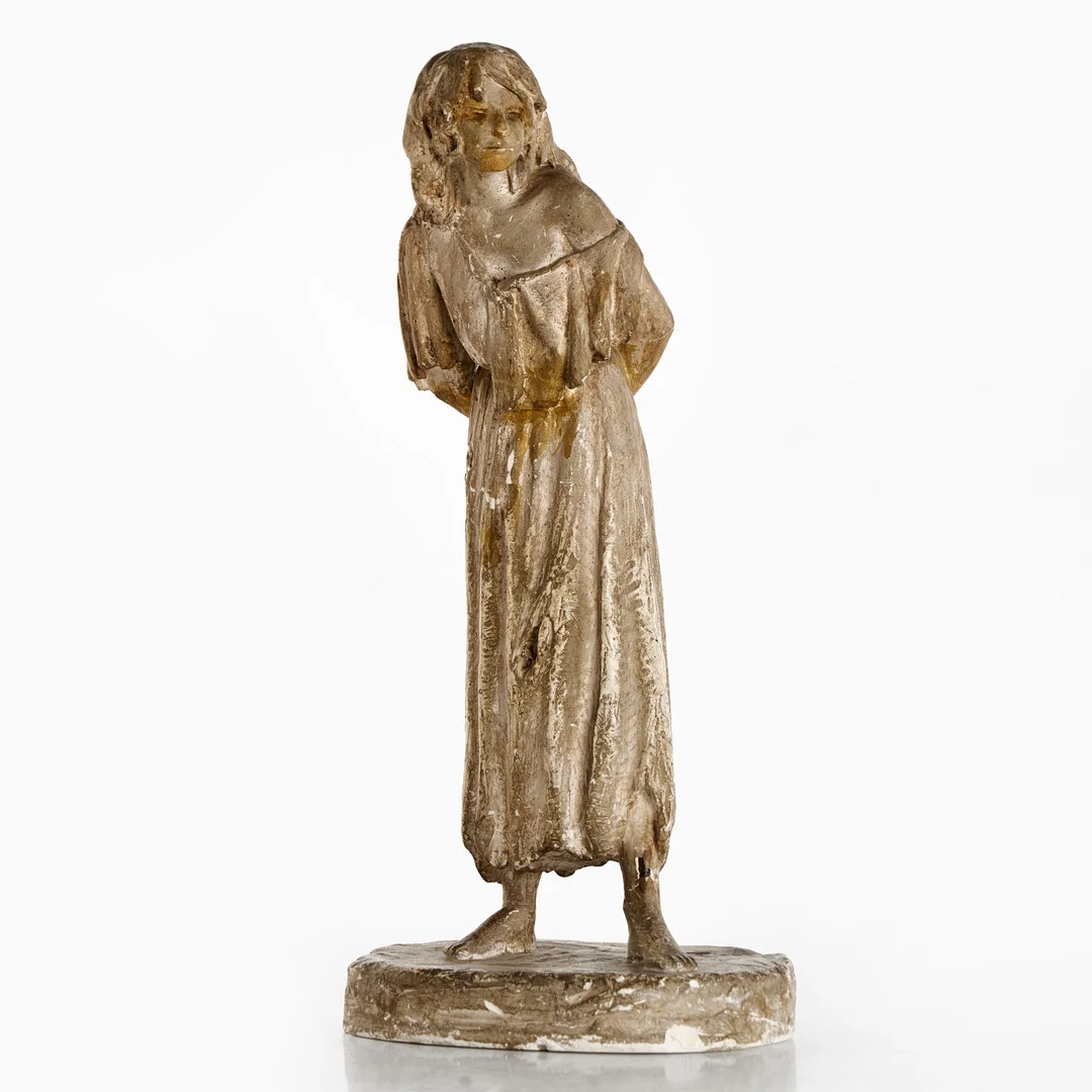 LENA BÖRJESON (Köpenhamn 1879–1976 Stockholm), "Lömsk", signerad Lena Börjeson, gips. — Sculptures & Bronzes — Crafoord Auktioner Stockholm
