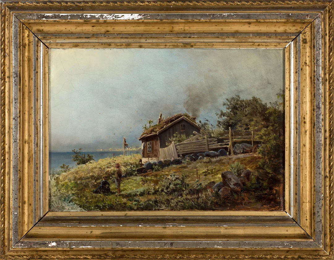 Barlag, Philip — Samtale, 1860 — Kunst/Maleri — Blomqvist