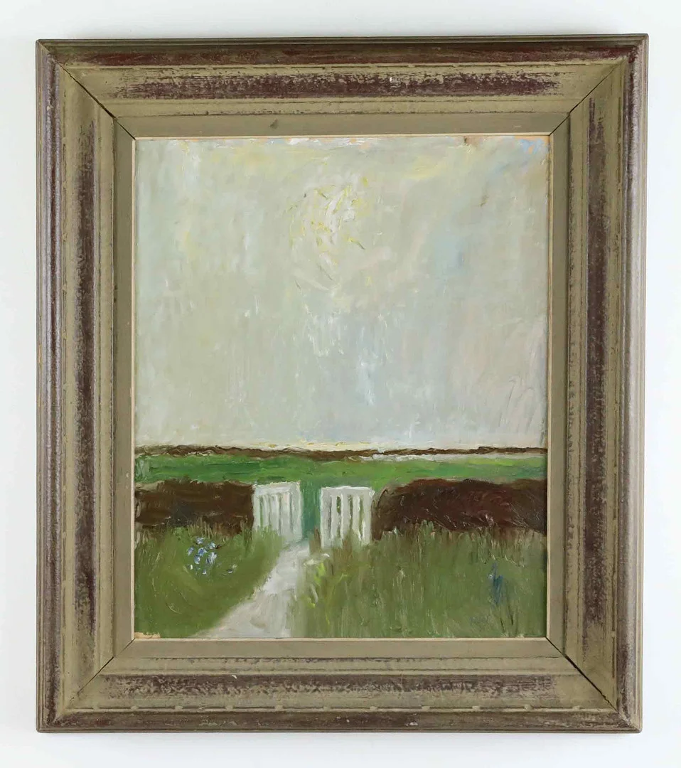 TOM FAHLROTH. Olja på duk, landskap, signerad, daterad 1946. — Paintings — Hälsinglands Auktionsverk