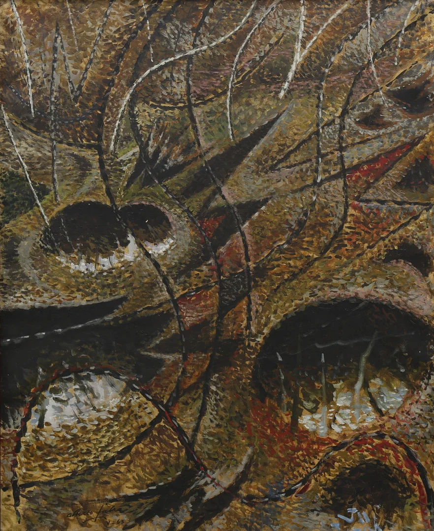 ALBERT FABRA. "Foret de Rambouillet Les Flaques II". — Paintings — Balclis