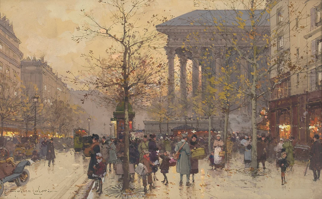 Galien Laloue, Eugène — "La Madeleine" — Kunst/Øvrig billedkunst — Blomqvist