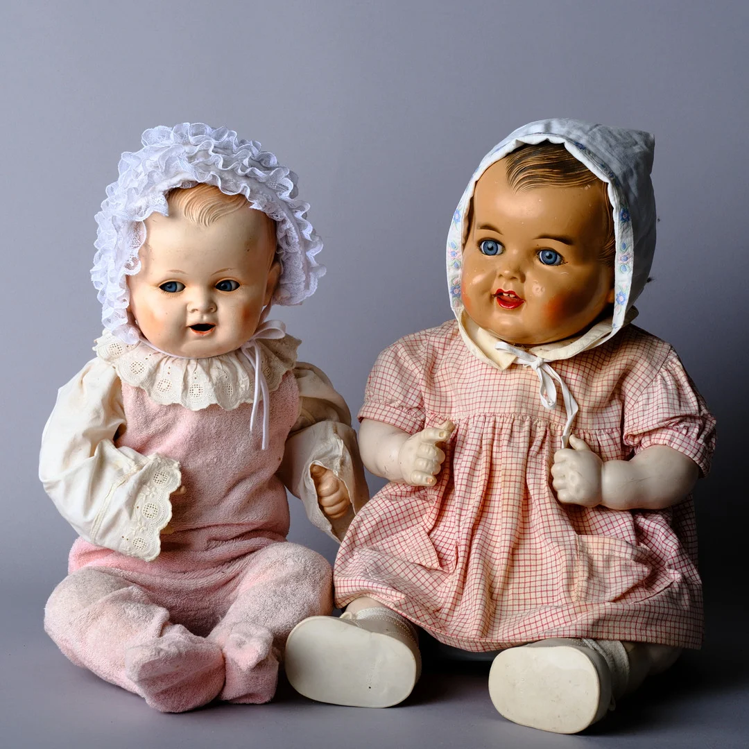 KÄMMER & REINHARDT. Dockor, 2 st, modell 351, 49-55 cm, Tyskland, ca 1920-1940. 135. — Dolls & Teddybears — Wickmans