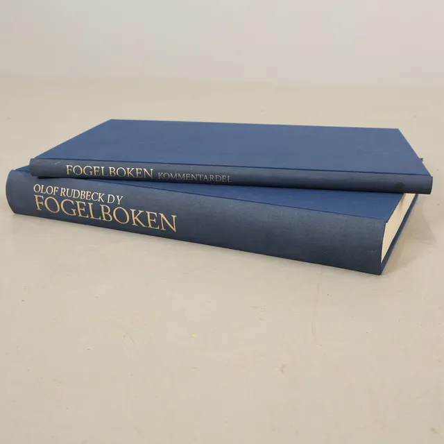 FOGELBOKEN, 2 volymer, Olof Rudbeck Dy, René Coeckelberghs Editioner.
