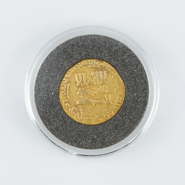 GULDMYNT, dinar, guld. Arabien 749-1258.