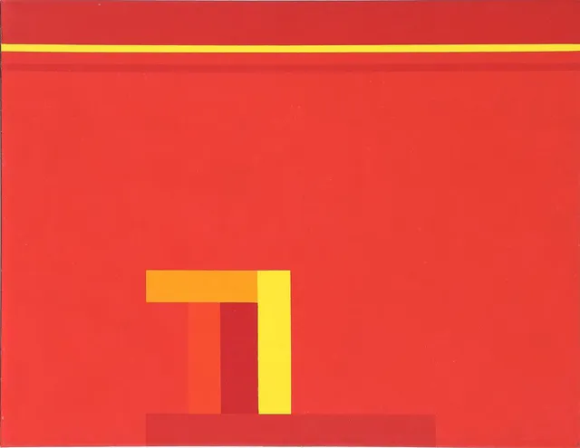 Untitled. Signed on the reverse. Oil on canvas. 70×90 cm. Unframed.