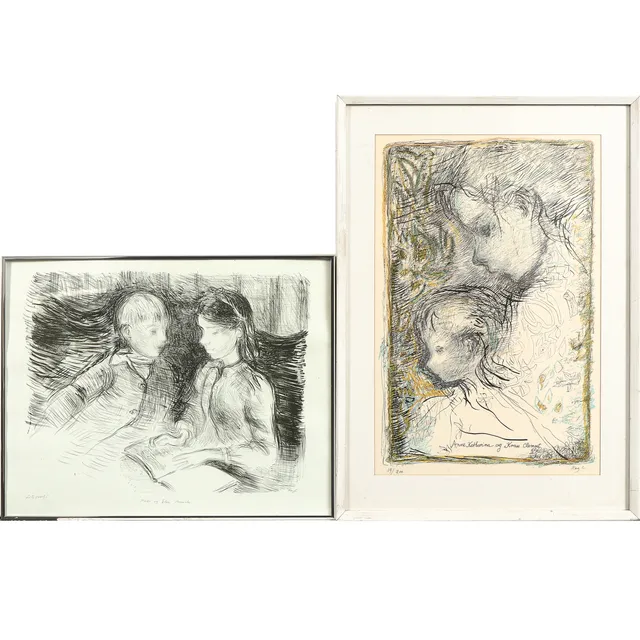 Kay Christensen. 2 lithographs (2)