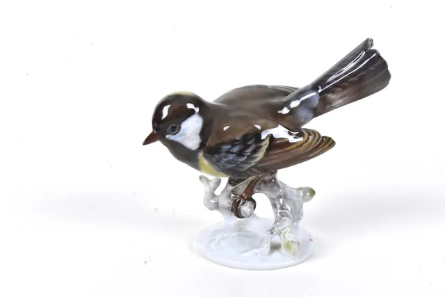 FRITZ HEIDENREICH (1895-1966). Figurin, porslin, underglasyrmålad, Rosenthal, Tyskland, 1950-tal.