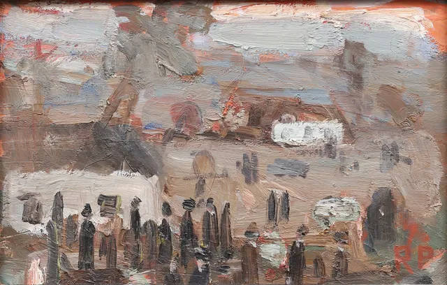 RAGNAR PERSON (1905-1993). Olja på pannå, monogramsignerad R.P.