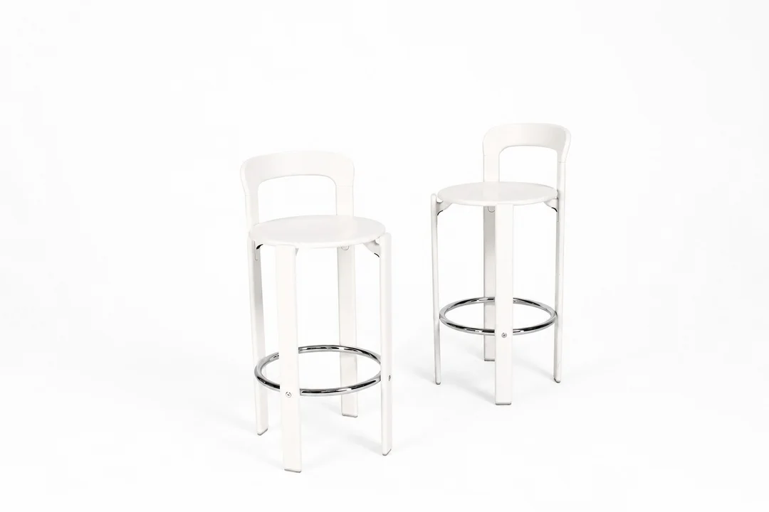 Bruno Rey for HAY. Pair of barstools, Cream White (2) — Furniture/Chairs — Lauritz