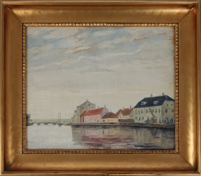 Johan Rohde (1856-1935): Party from Randers Havn.