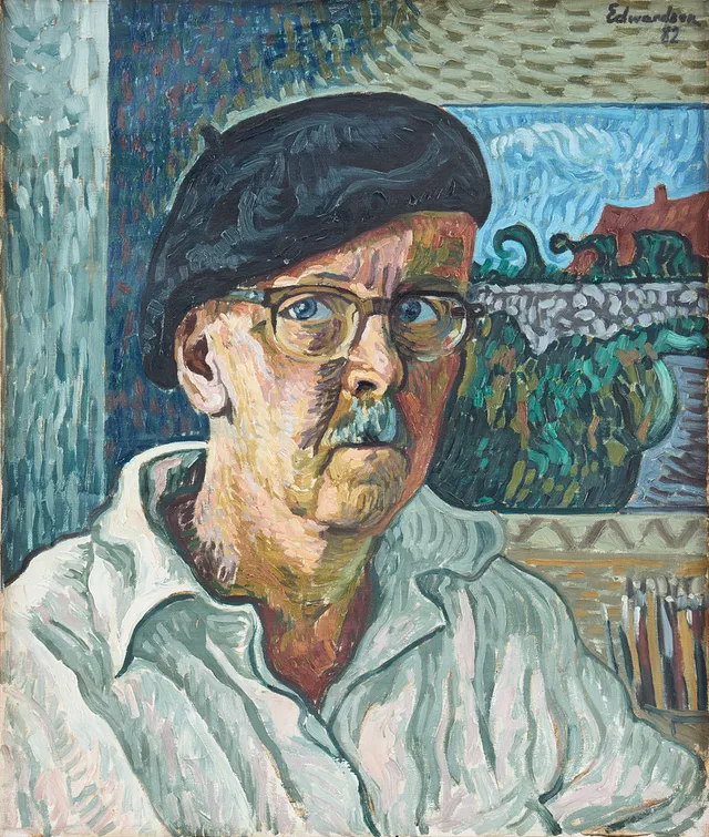 CHRISTER EDWARDSON SCHMITERLÖW. ”Självporträtt”.