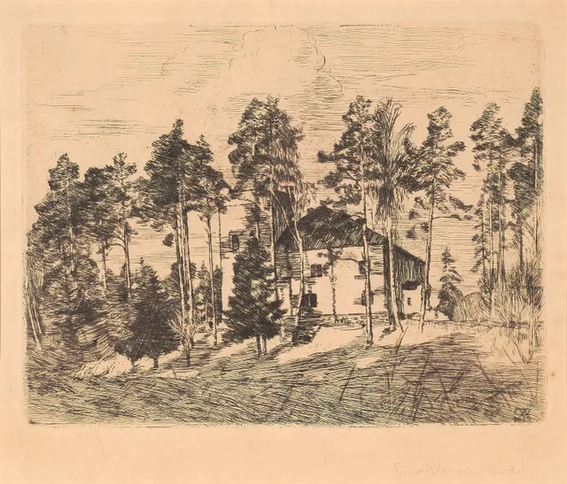 Werenskiold, Erik — "Nansens hus Polhøgda" 1909