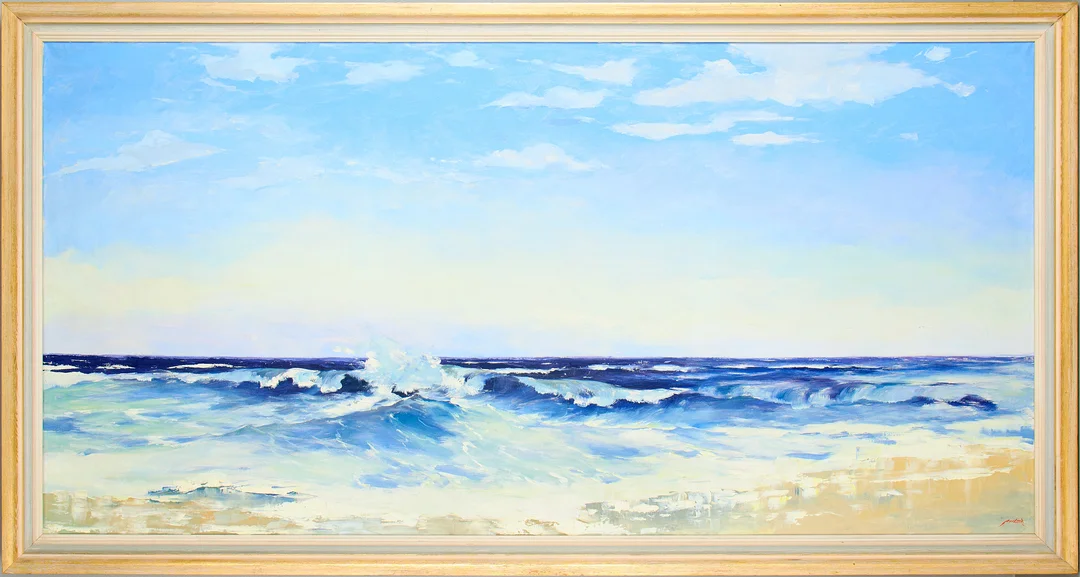 AXEL LIND. Motiv från Skagen. — Paintings — Uppsala Auktionskammare