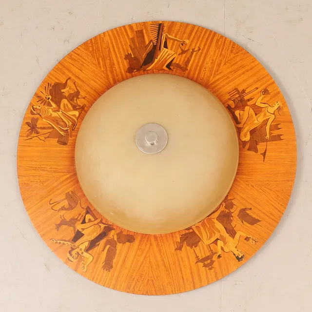 BIRGER EKMAN. Takplafond, Mjölby intarsia.