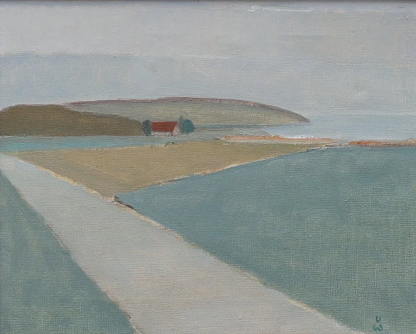 ULF WIKSTRÖM (1916 - 1981), olja på duk, landskap, monogramsignerad UW. — Paintings — Auktionsmagasinet Vänersborg