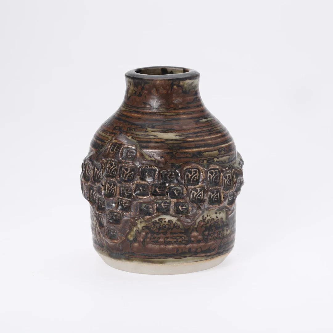 JØRGEN MOGENSEN (1922-2004). Vase, Royal Copenhagen, stentøj, 21968, sung glasur, Danmark. — European — Palsgaard Kunstauktioner